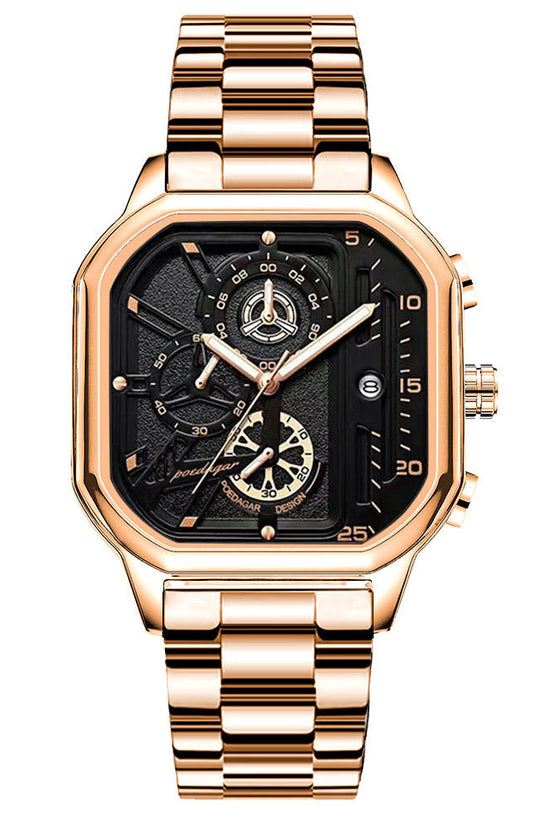 Reloj de Cuarzo Multifuncional Impermeable para Hombre