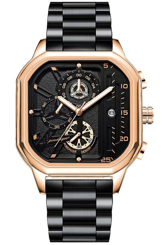 Reloj de Cuarzo Multifuncional Impermeable para Hombre