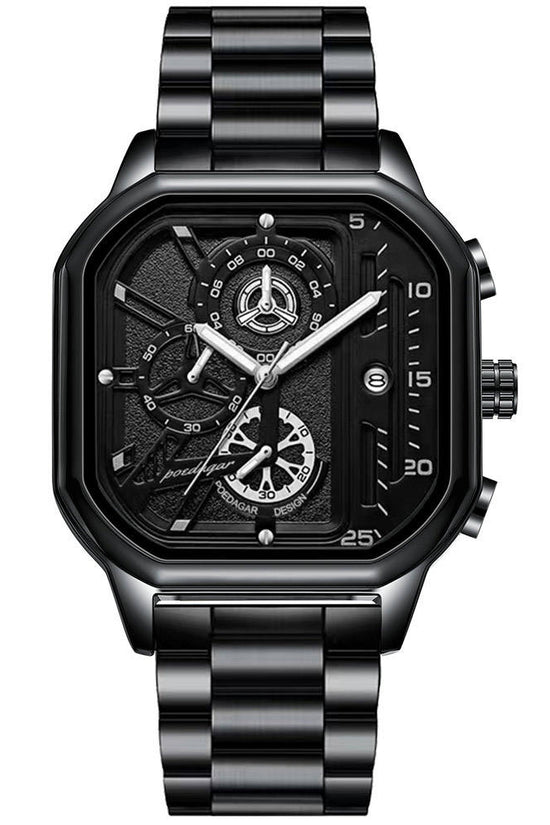 Reloj de Cuarzo Multifuncional Impermeable para Hombre