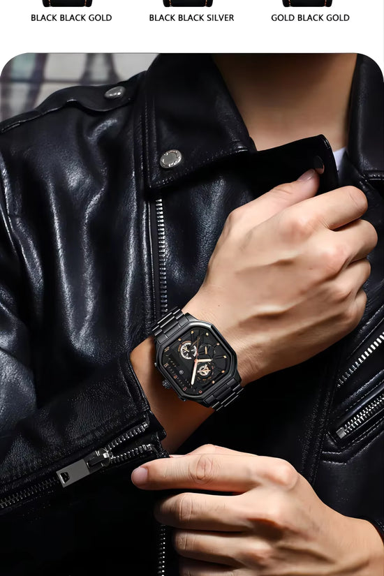 Reloj de Cuarzo Multifuncional Impermeable para Hombre