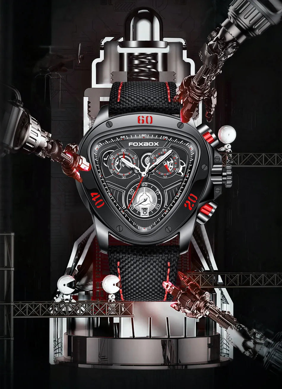 Reloj Triangular de cuarzo para hombre