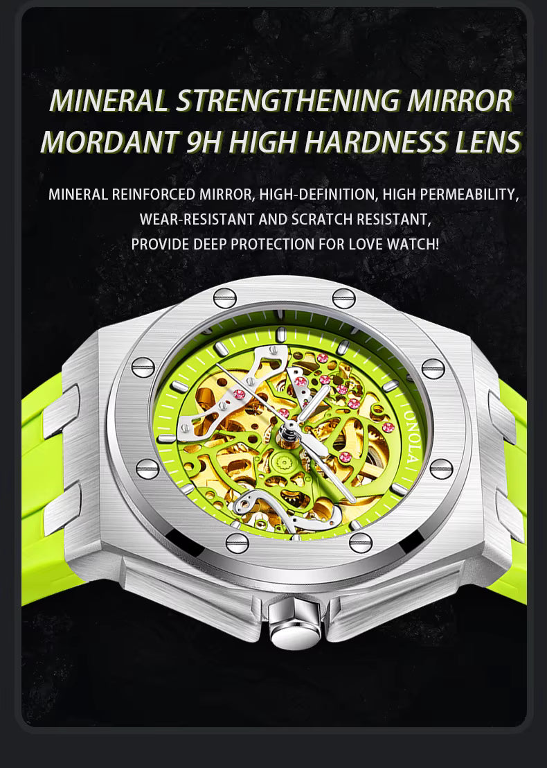 Reloj ONOLA de primera marca de lujo deportivo para hombre