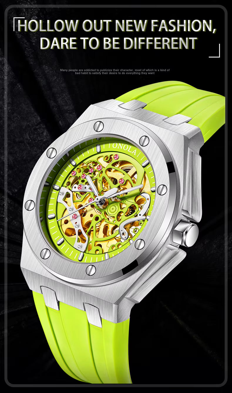 Reloj ONOLA de primera marca de lujo deportivo para hombre