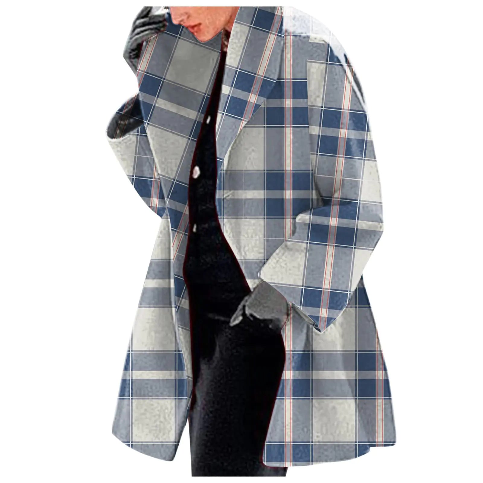 Chaqueta estampada de lana de moda para mujer