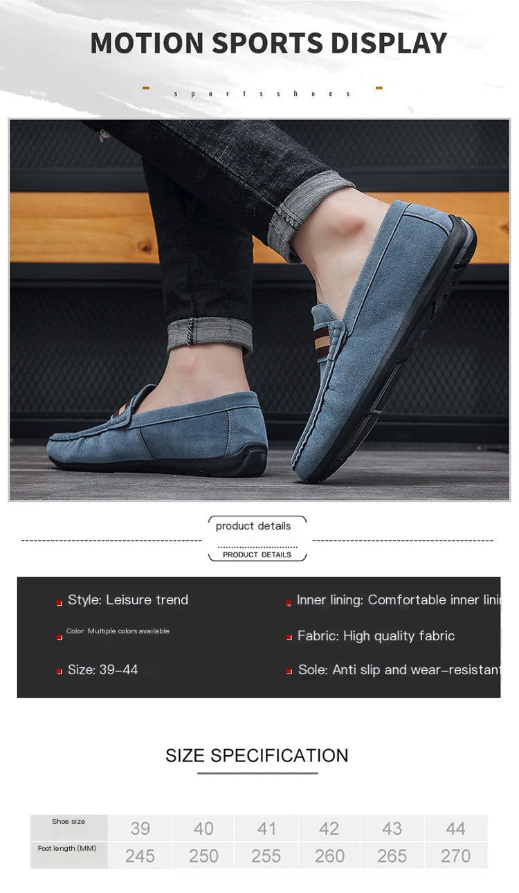 Mocasines Sin Cordones para Hombre de Suela Blanda y Estilo Casual