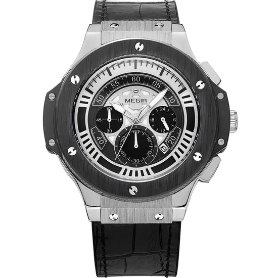 Reloj de Cuarzo Multifuncional Impermeable para Hombres
