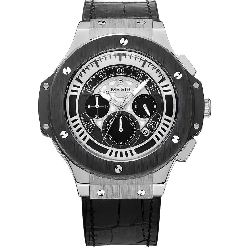 Reloj de Cuarzo Multifuncional Impermeable para Hombres