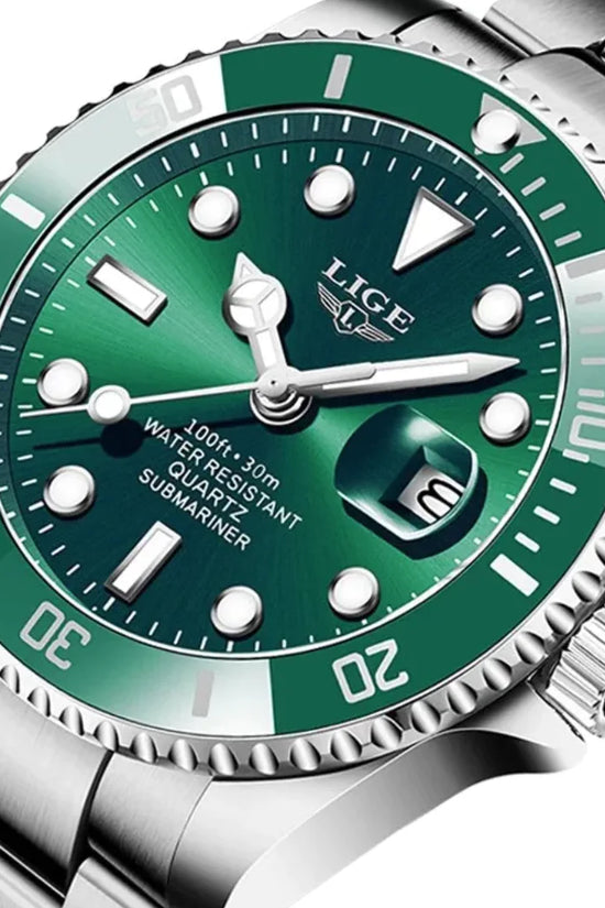 Reloj de Cuarzo Impermeable para Hombre