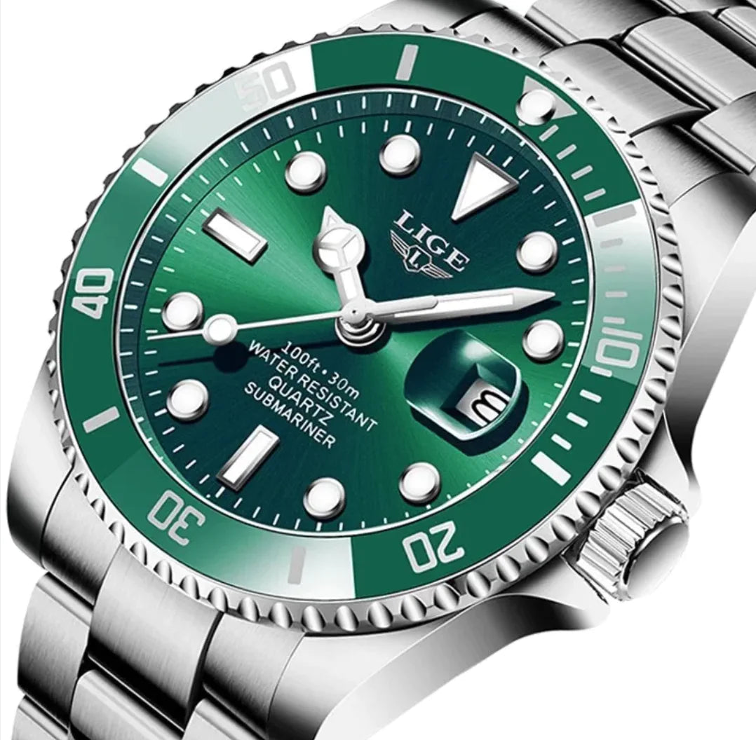 Reloj de Cuarzo Impermeable para Hombre