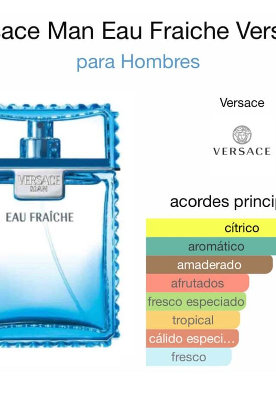 Versace Man Eau Fraiche de Versace para Hombres 3.4 oz Eau de Toilette en Spray