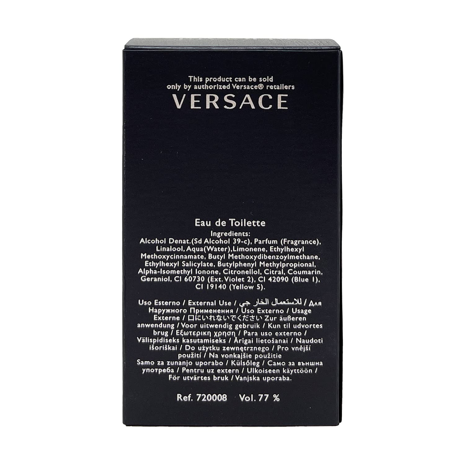 Versace Pour Homme de Gianni Versace para Hombres. Spray Eau De Toilette 1.7 Oz.