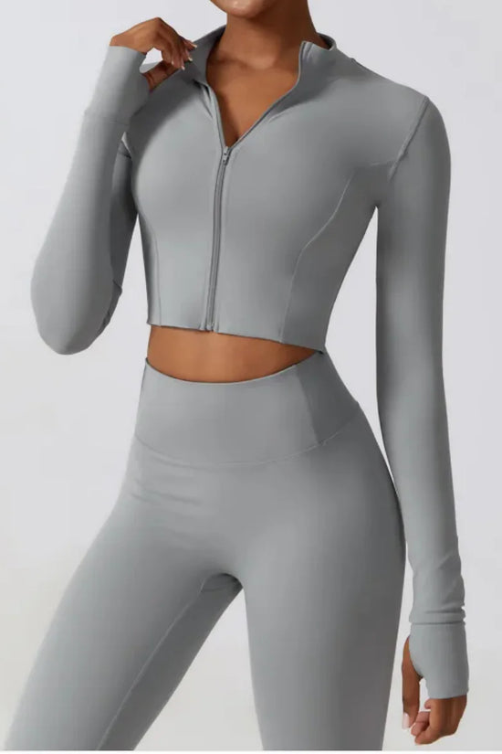 Chaqueta de Correr para Mujeres con Cremallera