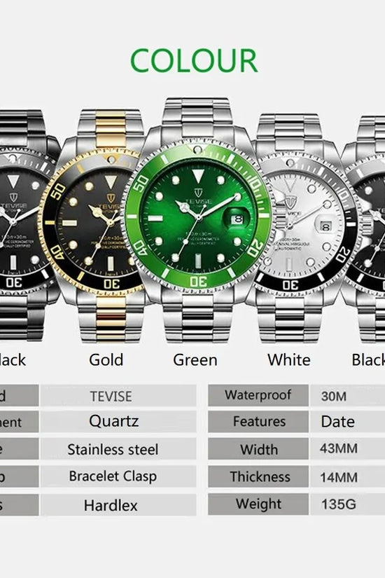 Reloj Luxury Casual para Hombre