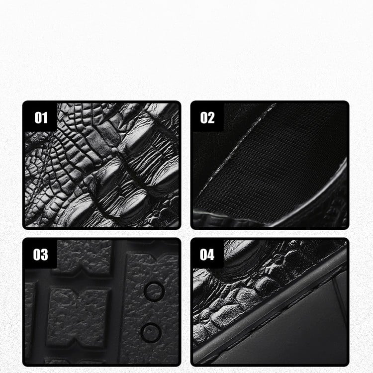 Zapatos Casuales de Cuero para Hombres para Otoño e Invierno