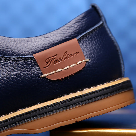 Zapatos de Vestir de Cuero Casual para Hombre - Estilo Británico